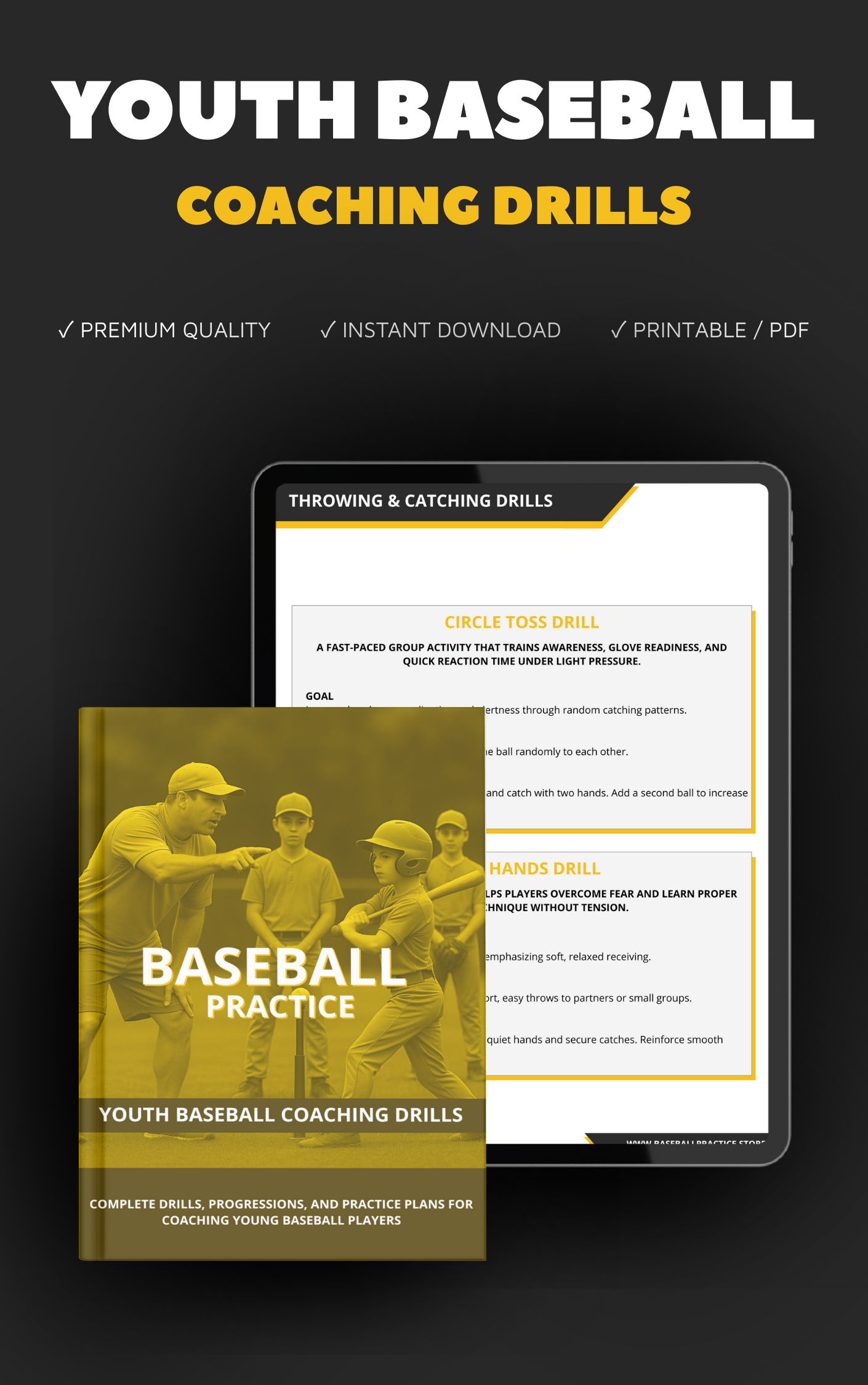 Youth Baseball Coaching Drills